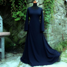 Šaty dlouhé 150cm-široká suknice