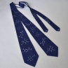 Tmavě modrá kravata s molekulami 11725841