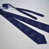 Tmavě modrá kravata s molekulami 11725841