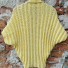 Pletená vesta - banánově žlutá