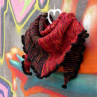 Pletený šátek - graffiti