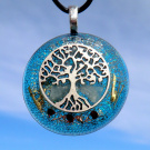 Strom Života *14*  Amulet * Akvamarin s granáty