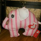 Slon růžový se srdíčkem