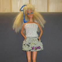 Barbie - pletená sukýnka (20_47)