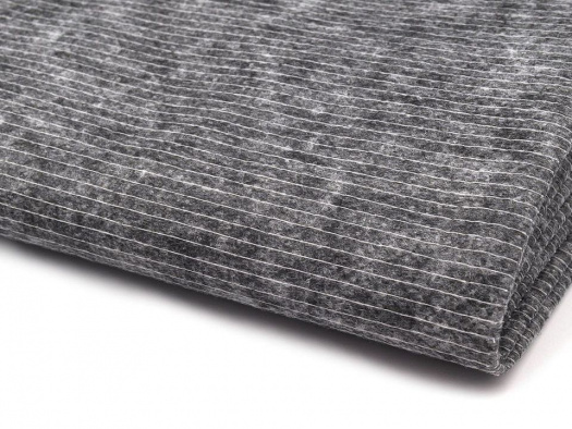 Nažehlovací textilie 90x100 cm - šedá