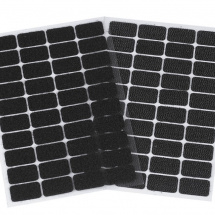 Suchý zip samolepicí obdélníčky 15 x 25 mm - černá