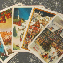 Vánoční pohlednice starodávné - sada č. 9