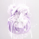 Pomparůrka fialová týlová, kabelka pro nevěstu S4