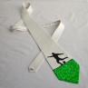 Zeleno-bílo-černá kravata s fotbalistou 8267816