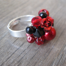 Black & Red - prsten