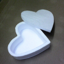 Krabička ve tvaru srdce - polystyren