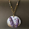 Keramický náhrdelník Levandule