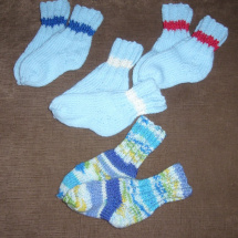 Ponožtičky-modré