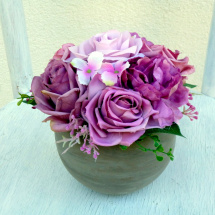 Pink Romance_kytice růží_dekorace na stůl