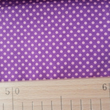 Světle fialový puntík na fialové 2 mm