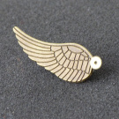Křídlo, steampunková brož,bronzová