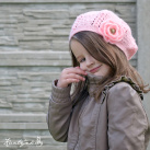Dívčí lososový baret