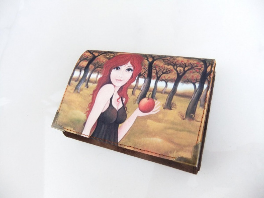 Evino jablko - romantická peněženka i na karty