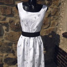 Bavlněné šaty bílé