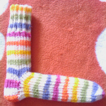 Ručně pletené ponožky - č. 7
