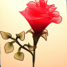 růže - nylonový květ