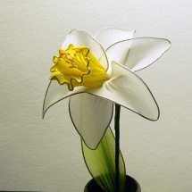 narcis - nylonový květ