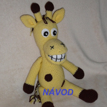 Háčkovaná žirafa  - NÁVOD