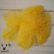 Peříčka - tm. žlutá (10 ks)