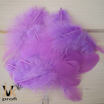 Peříčka - fialovo-růžová (10 ks)