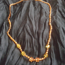 Oranžový náhrdelník