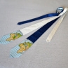 Zeměpisná kravata AFRIKA A EVROPA (bílá) 158978