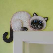 Kočka na dveře - ragdoll