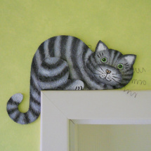 Kočka na dveře - mourek