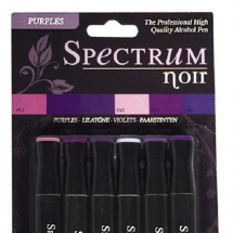 Spectrum Noir fixy -6ks - růžovo - fialové odstíny