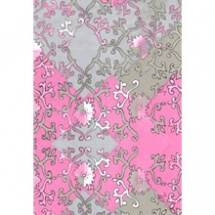 Papír Décopatch (1ks) Růžový s šedými květy (FDA502)
      