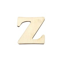 Písmeno Z 4x4cm - dřevěný výřez (1ks) (10182)
      