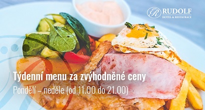 výhodné týdenní menu — Hotel Rudolf v Havířově