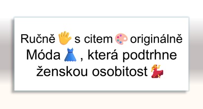 Ručně s citem originálně
