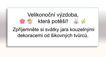 Připravte svůj domov na svátky jara s originálními dekoracemi od šikovných tvůrců