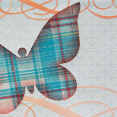 Návod na kartu s textilním motýlem