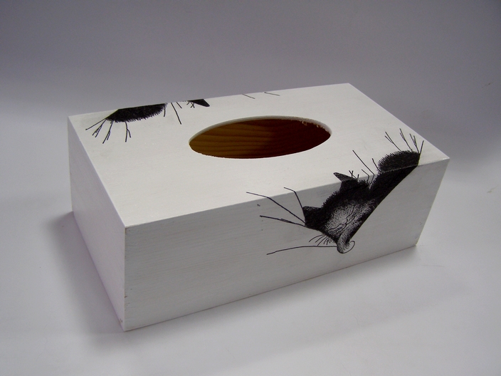 Krabice na kapesníky - Kočičí