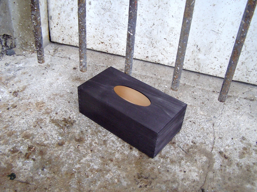 Krabice na kapesníky - Černá