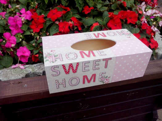 Krabice na kapesníky - Sweet Home