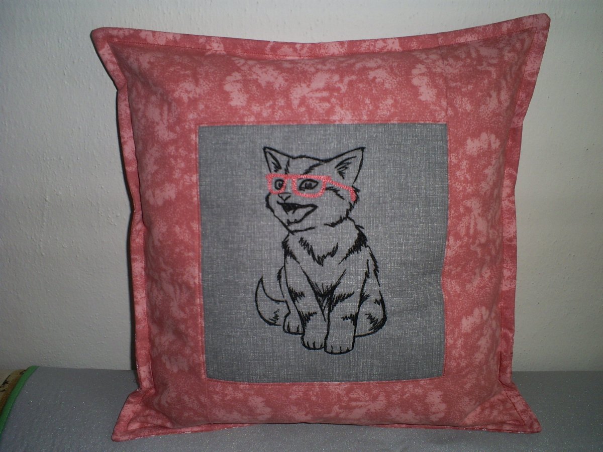 Polštář s kočičkou
