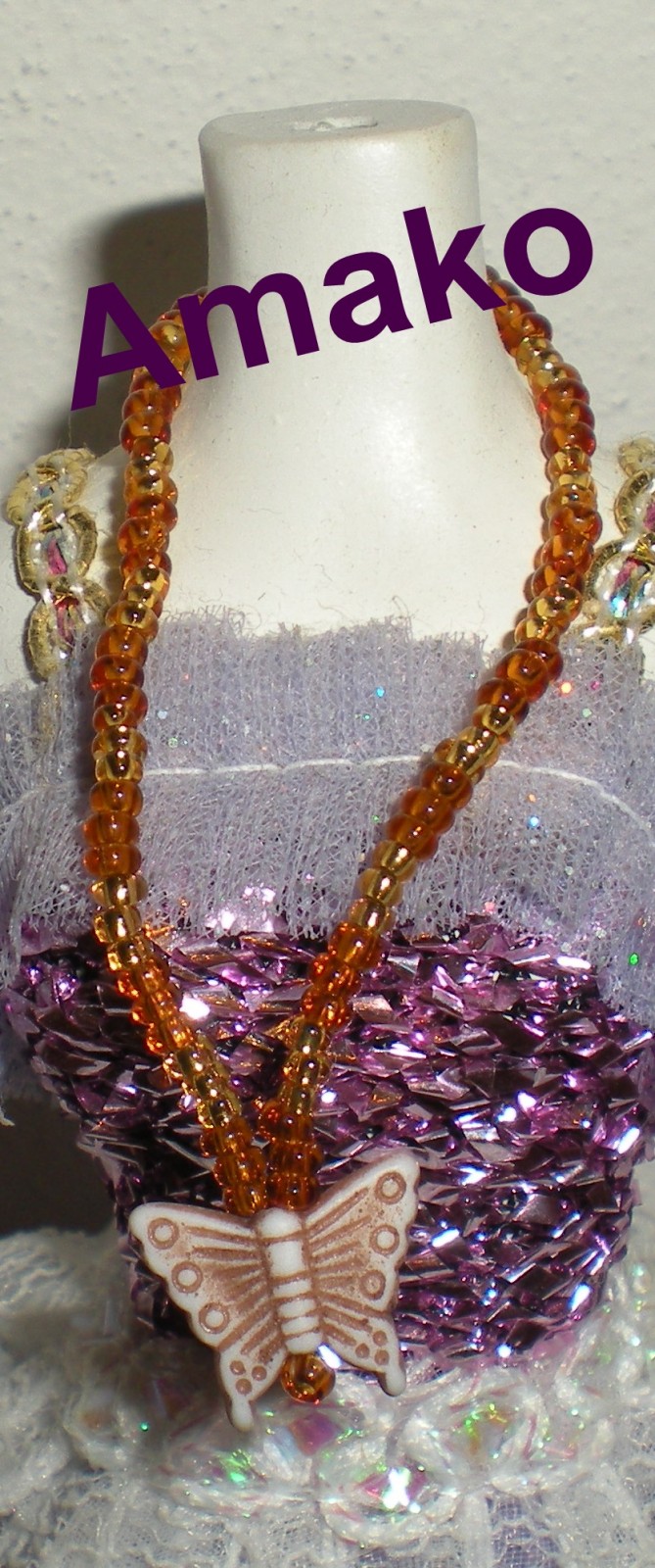 Kolekce náhrdelníčků pro Barbie Butterfly