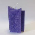 Svíčka vonná z palmového vosku - hrot - fialová