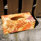 Krabice na kapesníky - Podzimní listí