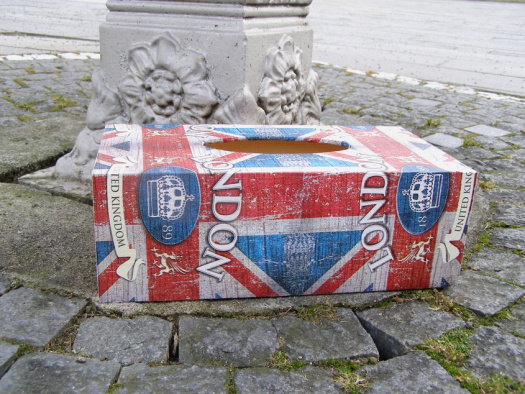 Krabice na kapesníky - London