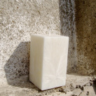 Svíčka vonná z palmového vosku - kvádr - bílá