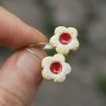 Mini linecké kytičky pětilisté (zavírací háčky)
